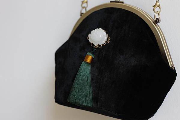 Accessories, Vintage Handbag, Velvet Handbag, Vintage Purse, Victorian, Victorian Purse, Black Velvet Bag, Ladies Purse,