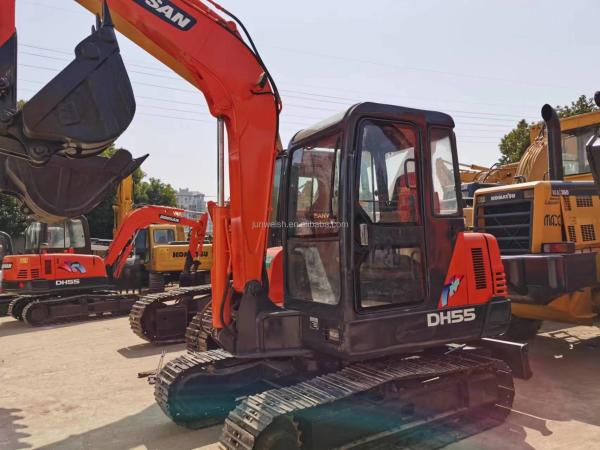 Korea Used Mini Excavator Doosan DH55 5ton Hydraulic Crawler Excavator for Sale