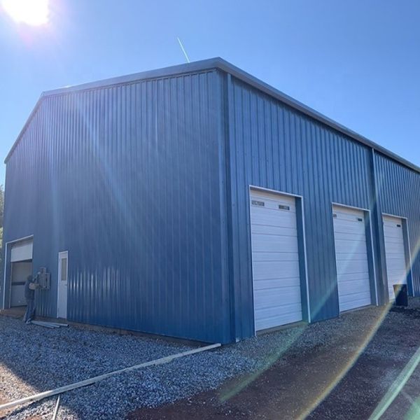 Sliding Door Prefab Warehouse Building Secure Storage Options