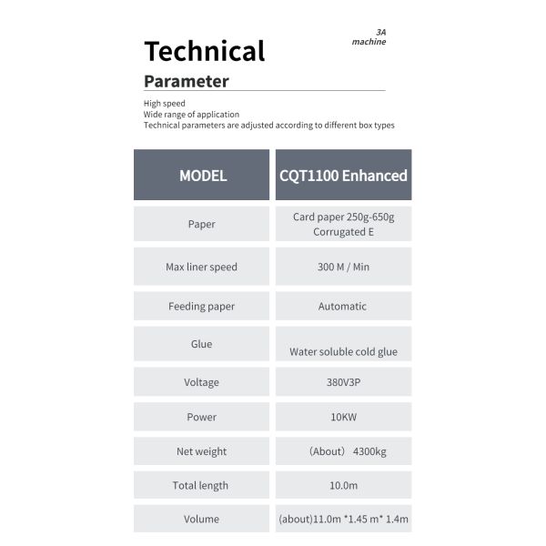 CQT1100 Enhanced Type Automatic Folding Gluing Machine for Consistent Performance