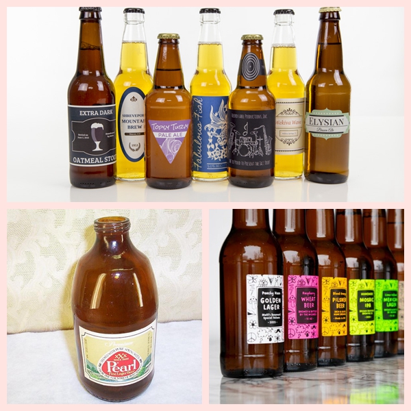 67g 70g Glossy Beer Bottle Label Paper Waterproof Wet Strength White Paper