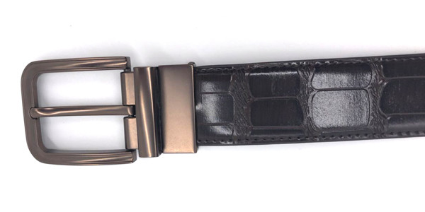 Пояс пряжки зерна крокодила реверзибельный, пояс 213g людей реверзибельный кожаный