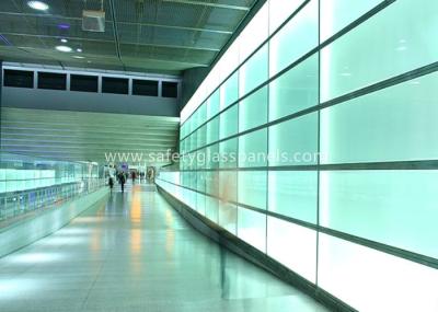 Building Skylight Clear Laminated Safety Glass 3mm to 19mm , Tinted Tempered Glass Walls