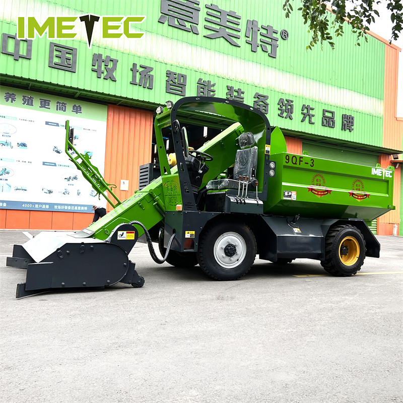 Dry Wet Liquid Manure Truck Collector Diesel Electric 4WD For Horse