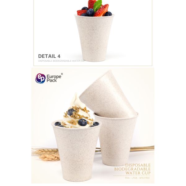 Wholesale microwave oven available plastic raw material 150ml glitter plastic cups