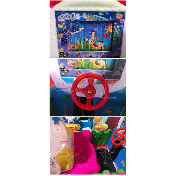 Naughty Dog Coin Operated Kiddie Rides For Auto Show / KTV / Club