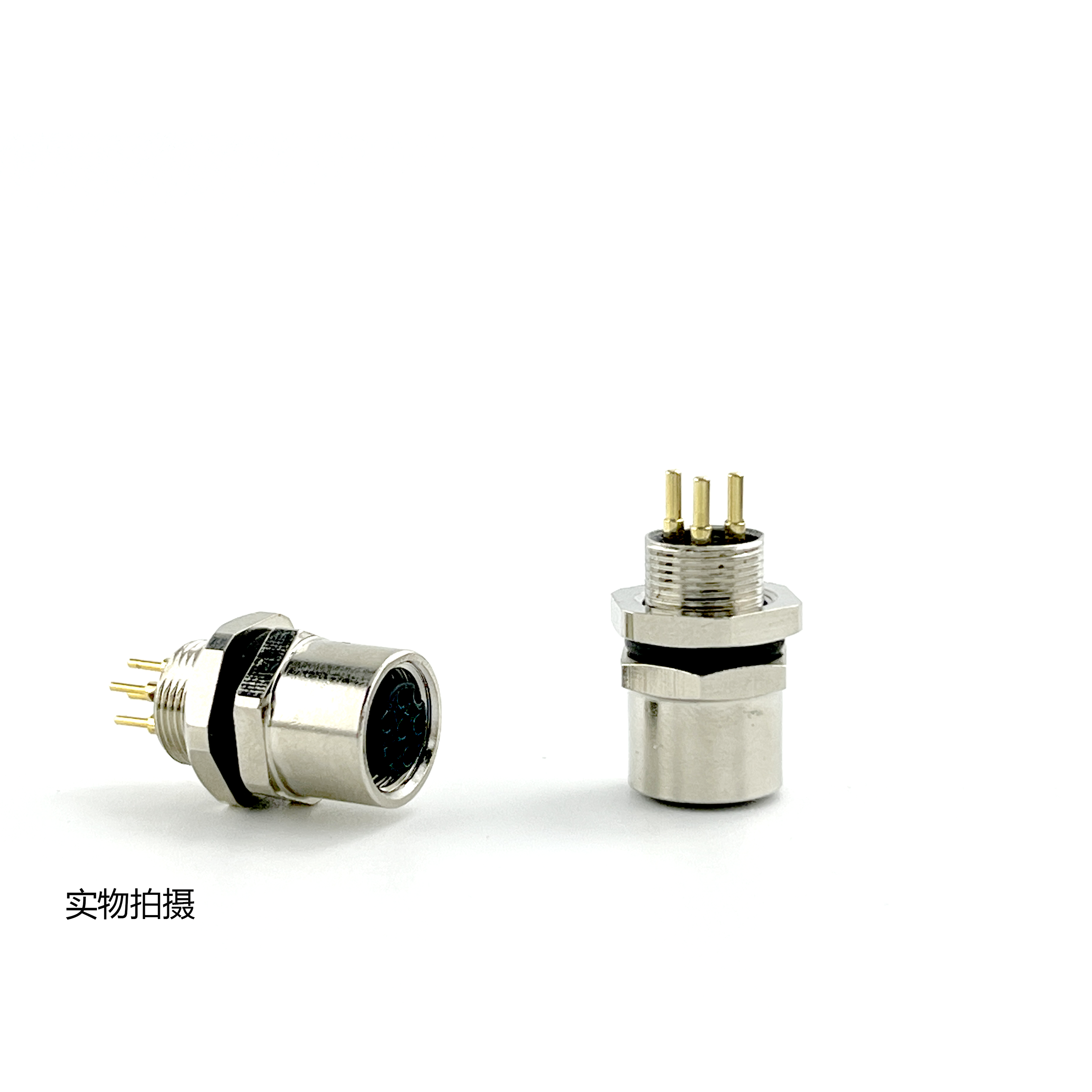 6mm Diameter M8 Field Wireable Connector IP67 Polyamide Housing M8 Female Connector