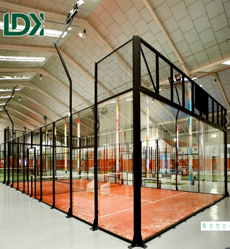 Storm Resistant Kinds Of Roof Electric Integrated Split Ceilings For Padel Court