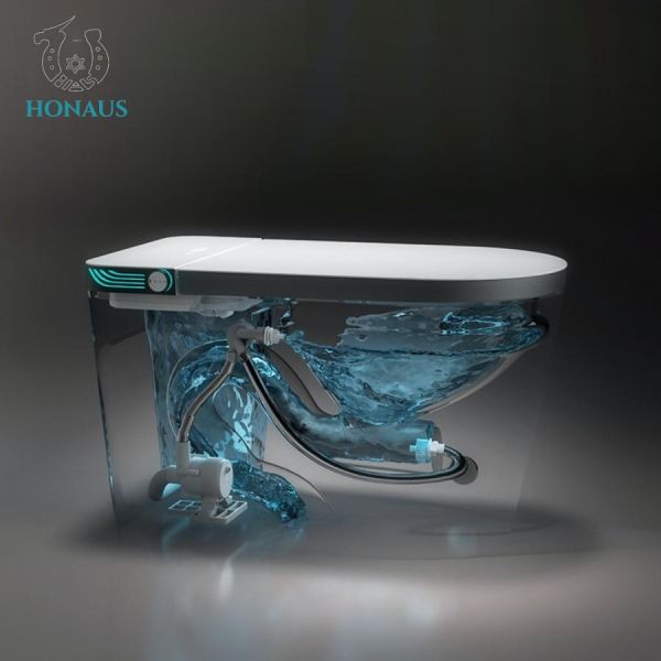 UV Sterilization Remote Control Toilet Automatic Ceramic Toilet UVGI