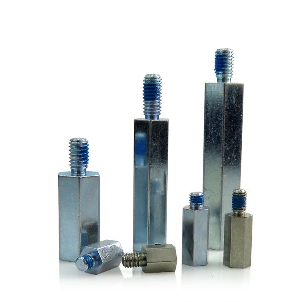 Углеродистая сталь женская резьбовая шестеренговая стойка Цинковая материнская доска стойки