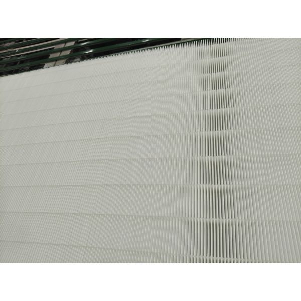Auto Gluing Equipment for 300mm HEPA Mini Filters Fiberglass Pleating Manufacturing Line