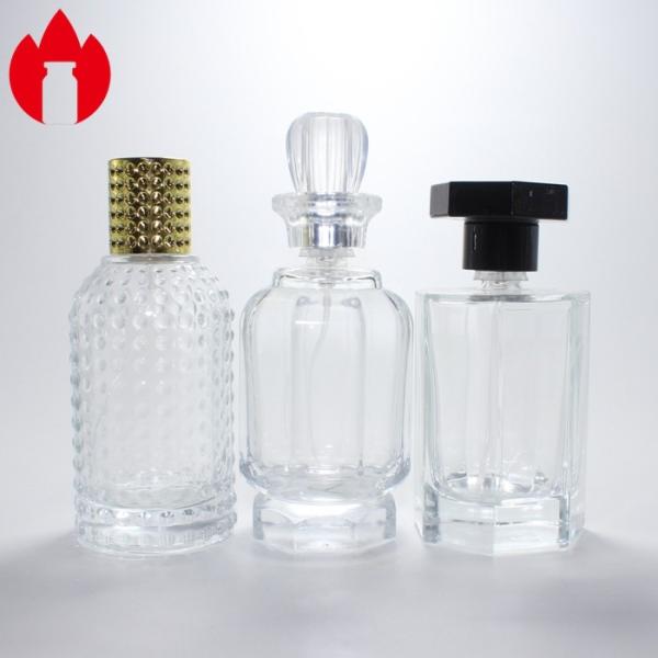 Customized Cosmetic Perfume Glass Bottle Vial With Pump Sprayer