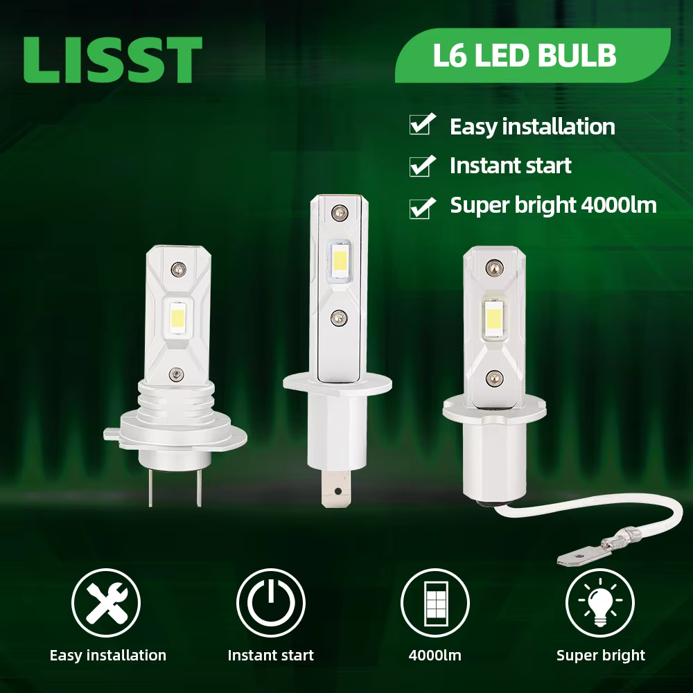 SUPER BRIGHTNESS LED HEADGHIT H4 Super Bright Car Led HeadLight Bulb 40watt 4000lm 9005 9006 H7 Led Canbus