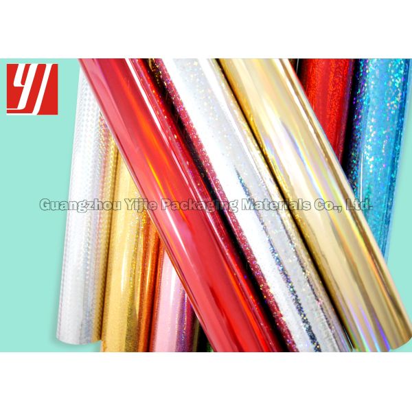 Laser Silver Holographic Hot Stamping Foil Food Plastic Wall Panel