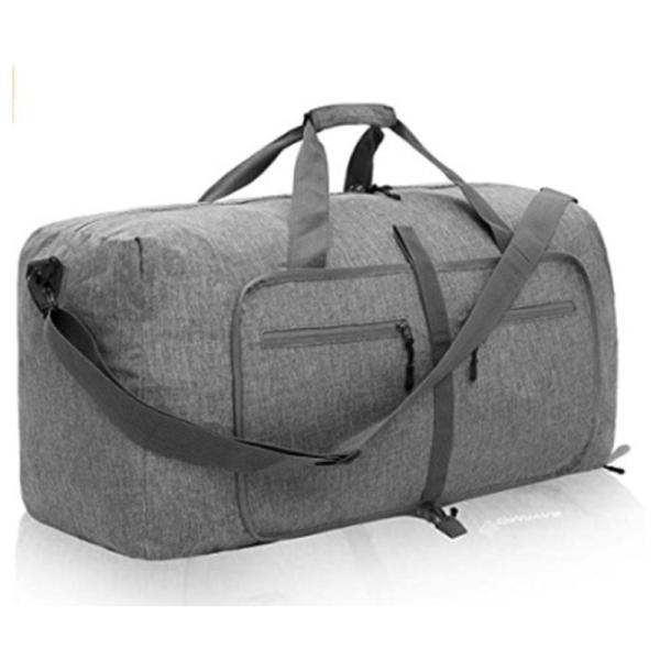 Custom Logo Waterproof Duffel Bags Weekender Overnight Bag With Shoes Compartment