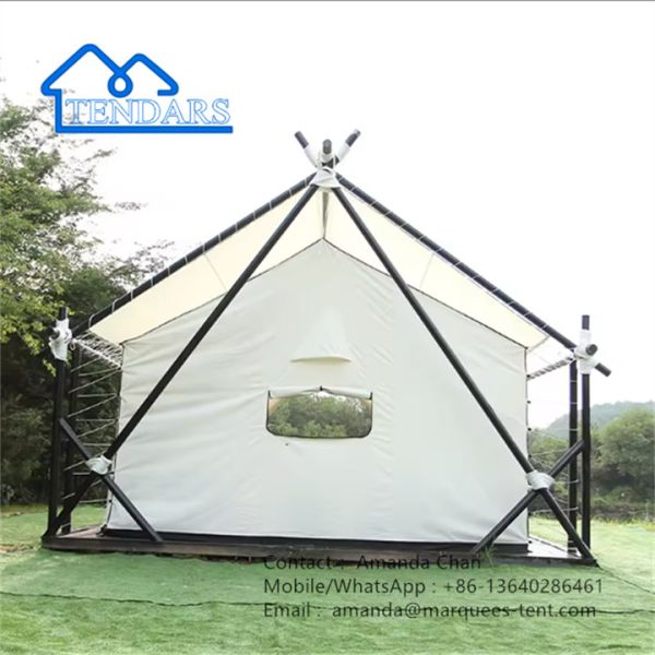 Customized Waterproof Canvas Glamping Campsite Safari Hotel Tents Resort