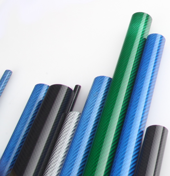 OEM Machined Carbon Fiber High Strength Tubing 3k Twill 100% Real Tube