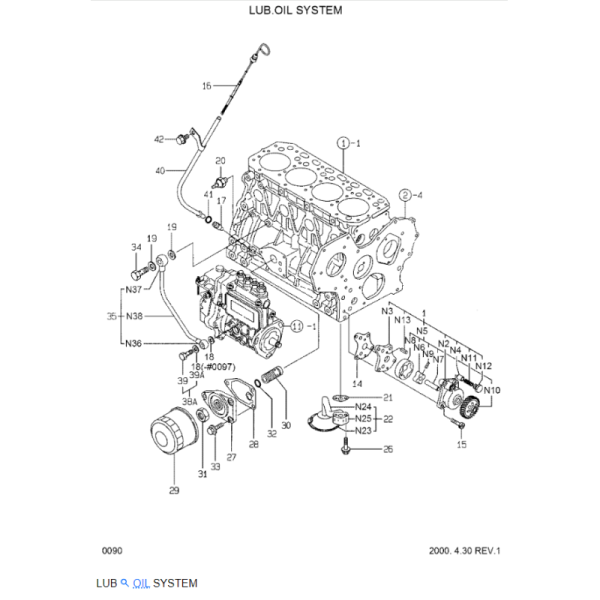 129407-32000 129001-32001 Oil Pump HYUNDAI Excavator Spare Parts Fit For HSL610