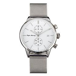 Relógio luxuoso análogo de quartzo do OEM 20mm do relógio do preto do negócio 3ATM