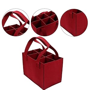 Felt Tote Bag Reusable Lightly Heavy Duty Grocery Tote Bag With Handles Shopping Felt Bags For Grocery Beach Travel Factory Wholesale Heavy Duty Women's Tote Bag Reusable Grocery/Travel Felt Bags