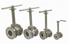 PN16 Pressure 2PC Flange Cryogenic Ball Valve Anti Static Device Blow Out Proof Stem