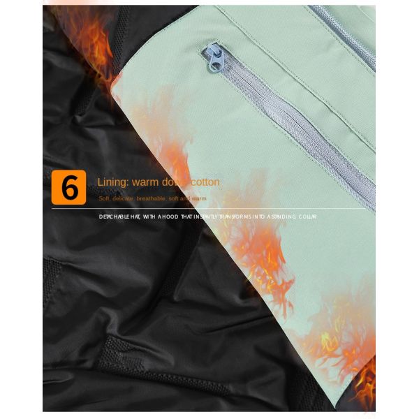 Custom Logo Printed Thickened Down Cotton Vest Work Clothes for Casual and Active Wear