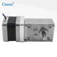 Casun Nema 17 ハイブリッドステッピングモーター ウォームギア減速機 270mN.m 2.93V 36/1 比