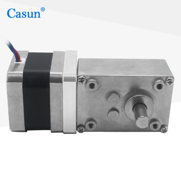 Casun Nema 17 Hybrid Stepper Motor with Worm gear reducer 270mN.m 2.93V 36/1 Ratio