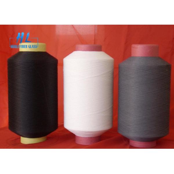 пряжа стеклоткани 0.25мм черная покрытая ПВК огнезамедлительная для сплетя экрана насекомого