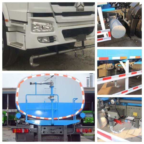 Sinotruk howo new 6x4 10 Wheels 21CBM mobile garden water bowser spray tank sprinkler truck aspersor for tanzania