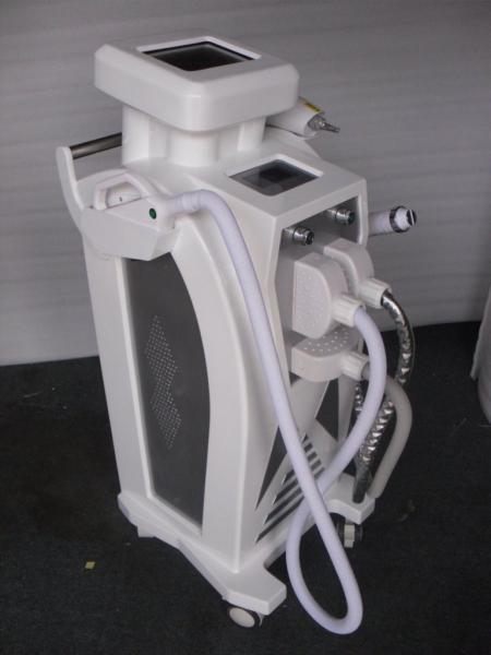 Home Beauty Ipl Hair Removal Equipment SHR + RF + Nd Yag + Elight 4 In 1 3 Handles