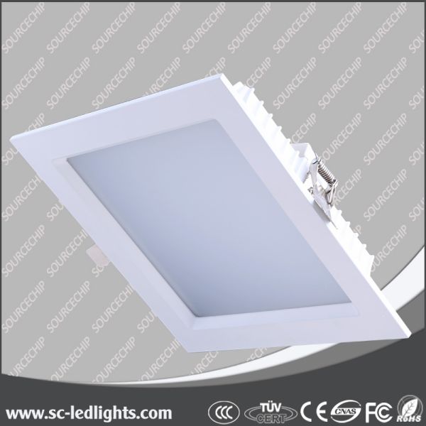 Embedded 18W LED square downlight 190*190mm