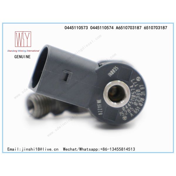 BOSCH GENUINE AND BRAND NEW COMMON RAIL FUEL INJECTOR 0445110573 0445110574 A6510703187 6510703187 FOR MERCEDES BENZ V20