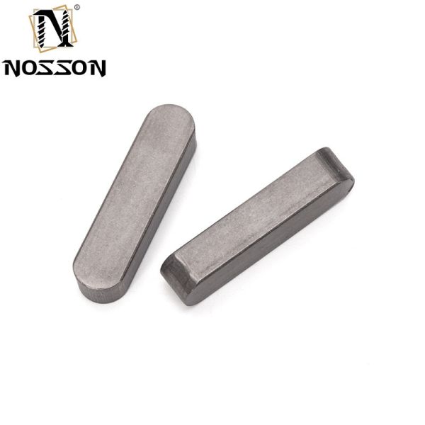 ZINC PLATED BS Standard Stainless Steel DIN6885 Type A Double Round Ends Shaft Parallel Pin Flat Key 8mm 10mm 12mm 14mm 16mm 20mm 25mm 30mm 35mm 40mm 50mm