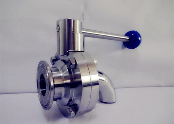 Stainless Steel Sanitary Check Valves 3/4  Long Stem Bushing