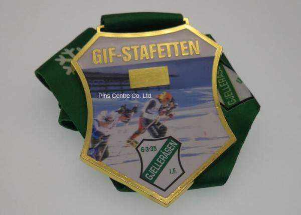 Die Stamped Kids Metal Basketball Medals For  School 3D Design
