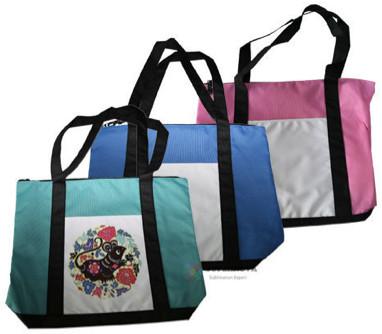 Colored Sublimation Diaper Bag Blanks Printable Canvas Mom Bag Sublimation Printing