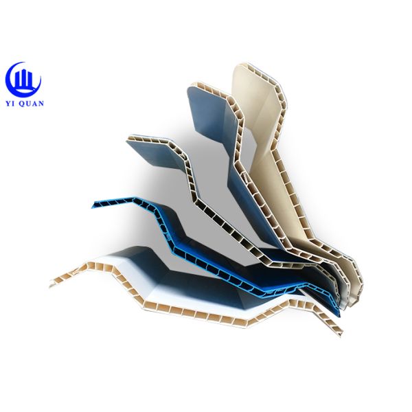 930mm PVC Hole Roof Sheet 10mm grueso diseño de paredes gemelas