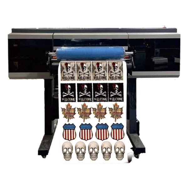All In One 2In1 3 XP600 PrintHead Uv Dtf Film 30cm Roll Printer  for for wooden /glass surface