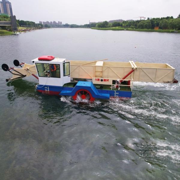 川 60kw 小型湖の雑草収穫機 ディーゼルエンジン