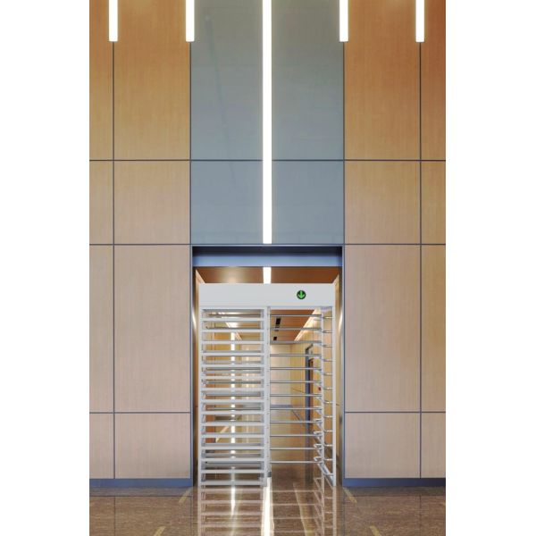Single Lane Stainless Steel Turnstile SUS304 Full Height Gate System