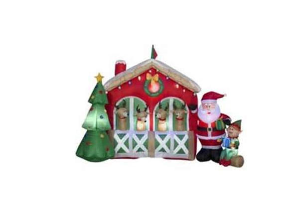 Casa impermeável de anúncio feita sob encomenda gigante do Natal de pano de Inflatables Oxford