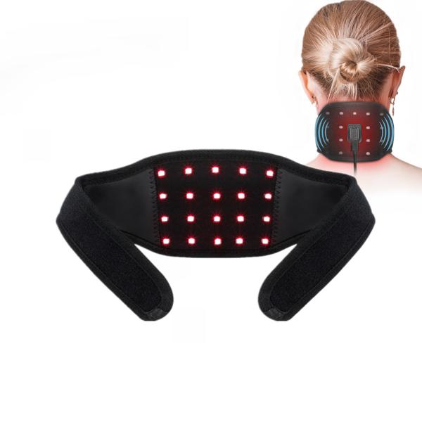 Envoltório leve vermelho infravermelho distante DC12V da terapia do pescoço do EMS para o alívio das dores cervical da Espanha
