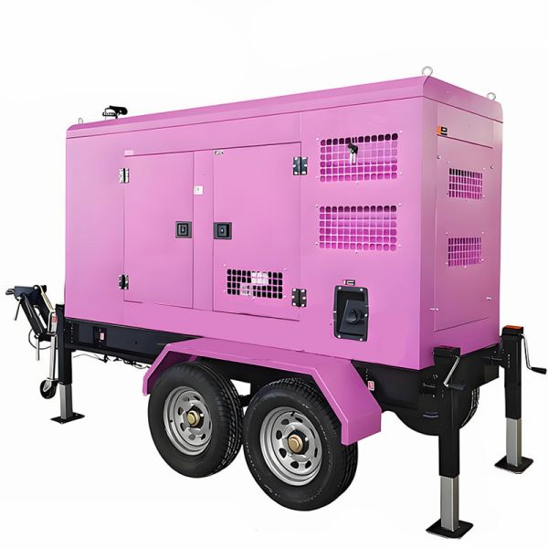 100KW Silent Diesel Generator Set 3 Phase Diesel Generator Trailer Mounted Diesel Generator