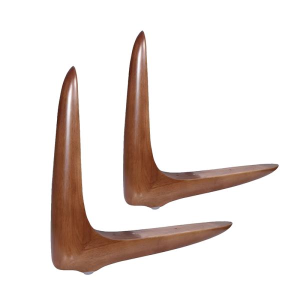 Solid Wood L-Shaped Sofa & Coffee Table Legs Bed Leg Supports Indulge in Luxury Wooden Furniture Legs for Leisure Chairs
