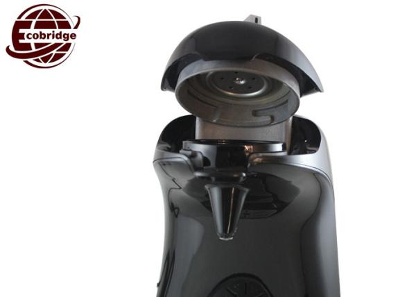 Black White Mini Espresso Coffee Machine , 0.9L 2.5Bar 60mm Pod Coffee Maker