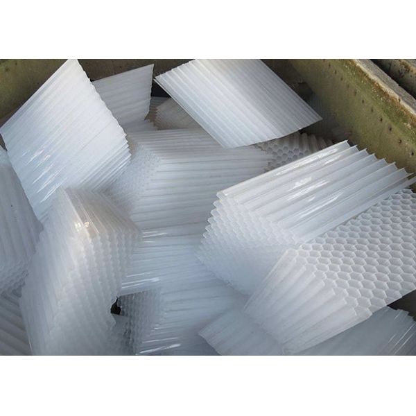 Белый ламелла трубки расселителя разъяснительный блок под углом 60° Максимизиров