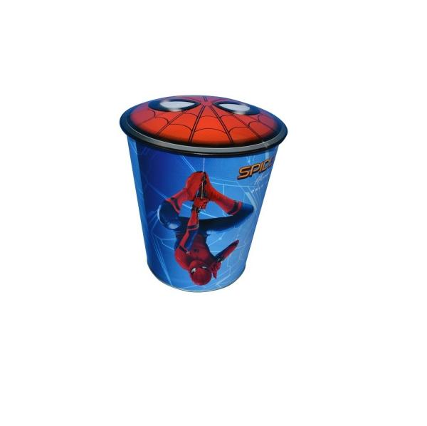 DADI Food Grade Holiday Snack Tin Offset Lithography Tinplate Metal Popcorn Tin Bucket