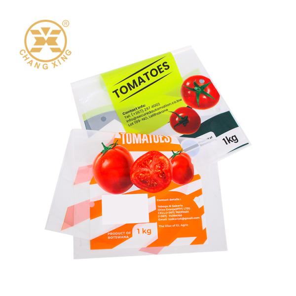 Eco-friendly 1kg Saco de embalagem de vegetais Supermercado Frutas PE de plástico