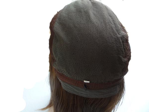 Perruque de cheveux humains bruns moyens raides, perruques de 14 pouces pour femmes